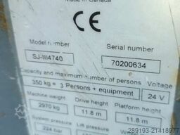 Skyjack SJ III 4740 Elektro 13,80 m