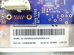 Siemens SINUMERIK 810 TFT Monitor LCD84-0019b SN:S7999