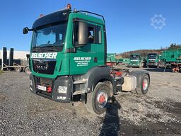 MAN TGS 18.500 4x4H BLS with 2010 Kempf SKM 31/2 SR tipper semi-trailer
