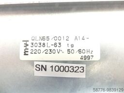 mvl QLN65/0012 A14-3038L-63 Querstrom-Lüftereinheit SN 1000323