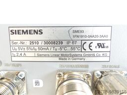 Siemens 1FN1910-0AA20-3AA0 SIMOTICS L SME93 Geberanschlussbox SN:2510/30008239