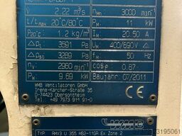 WMB Ventilatoren GmbH RVM3 U 355 MB2-11GR360 Ex Zone 2