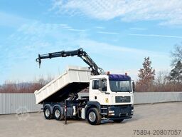 MAN TGA 26.350 * KIPPER 4,90m + TEREX ATLAS * 6x4 *