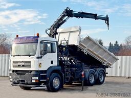 MAN TGA 26.350 * KIPPER 4,90m + TEREX ATLAS * 6x4 *
