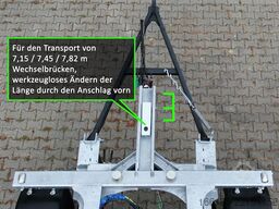 Fliegl 2-Achs Wechselanhänger ZWP 180 Standard