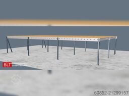 10x15m Lagerbühne , Belastung : 500kg/qm Unterkante: 2,5m ,ca. 150qm Systembühne