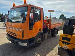 IVECO 75E15 3-S-Kippoer Meilöer mit Fassi F50 Kran
