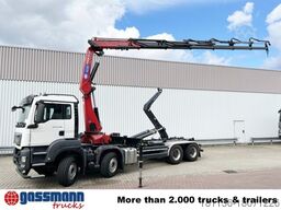 MAN TGS 35.480 8X4 BL, Intarder, Kran HMF 3220-K6,