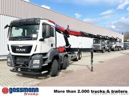 MAN TGS 35.480 8X4 BL, Intarder, Kran HMF 3220-K6,
