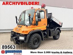 Unimog U 400 4x4, Kipper, Kommunalhydraulik, Zapfwelle