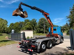 MERCEDES-BENZ Antos 2533 Abrollkipper KRAN FUNK lift/lenk
