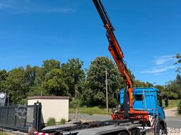 MERCEDES-BENZ Antos 2533 Abrollkipper KRAN FUNK lift/lenk