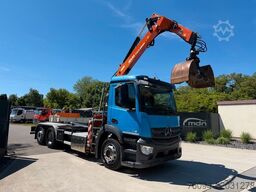 MERCEDES-BENZ Antos 2533 Abrollkipper KRAN FUNK lift/lenk
