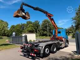 MERCEDES-BENZ Antos 2533 Abrollkipper KRAN FUNK lift/lenk