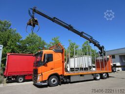 volvo FH 430 Hiab 166DS-4, Funk, Reet, + Anhänger