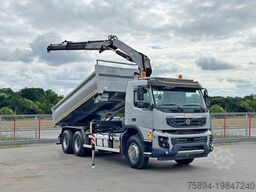 VOLVO FMX 420 Kipper 5,10m *FASSI F155A.0.22+FUNK/6x4