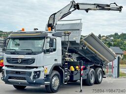 VOLVO FMX 420 Kipper 5,10m *FASSI F155A.0.22+FUNK/6x4