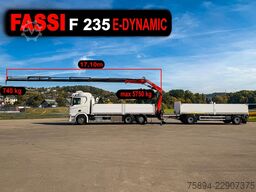 SCANIA R500 FASSI F235 A.2.26 + FUNK + Anhänger!