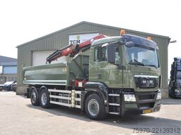 MAN TGS 26.320 6X2*4 EEV KIPPER + HMF 13Tm CRANE