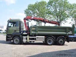 MAN TGS 26.320 6X2*4 EEV KIPPER + HMF 13Tm CRANE