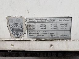  K.M.A HOLLAND KM02 KG, VERKAUFSKOFFER MIT KüCHE,  RECHTS TERRASSE AUSKLAPPBAR, SHOWTRAILER