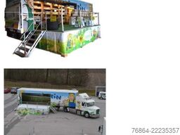  K.M.A HOLLAND KM02 KG, VERKAUFSKOFFER MIT KüCHE,  RECHTS TERRASSE AUSKLAPPBAR, SHOWTRAILER