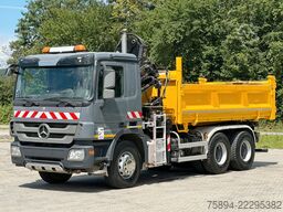 MERCEDES-BENZ ACTROS 2636* KIPPER 4,80 + KRAN/FUNK / 6x4