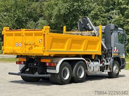 MERCEDES-BENZ ACTROS 2636* KIPPER 4,80 + KRAN/FUNK / 6x4