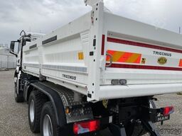 MAN 33.520 6X6 BL NEU BORDMATIK 3 SEITEN MIT HIAB KRAN MIETKAUF MöGLICH