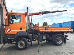 MAN TG-M 13.290 4x4 BL 2-Achs Allradkipper Kran Palf