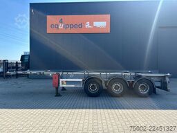 Van Hool 3-ASSIGE OPLEGGER 20FT/30FT ADR CHASSIS / galva...