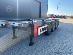 Van Hool 3-ASSIGE OPLEGGER 20FT/30FT ADR CHASSIS / galva...