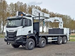 Iveco T-Way AD410T43H AT Tire Handler Crane Truck
