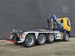 Iveco TRAKKER 380 8X6 / EURO 6 / CRANE + HOOKLIFT