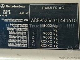 MERCEDES-BENZ Axor 1833 / 4X4 ALLRAD / 16m Atlas Kran
