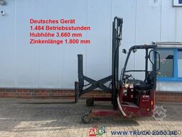 Moffett Mitnahmestapler M4 20.1 Duplex Mast 3.66 m 2.0t.
