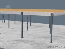 10x20m Lagerbühne , Belastung : 500kg/qm Unterkante: 2,5m ,ca. 200qm Systembühne