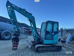 Kobelco SK55SRX-6 with Rototilt and 3 buckets. 2330 hours!
