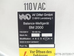 Dittel BM 2000 Balance - Meßgerät SN:239-5219