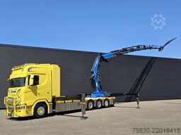 Scania S580 V8 / 8x4 / FASSI 115 t/m CRANE / RETARDER