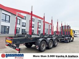 Schwarzmüller 3-Achs Holzauflieger, Liftachse, MEHRFACH