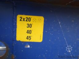 Krone 3 axle container chassis extendable trailer