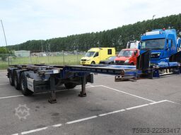 Krone 3 axle container chassis extendable trailer