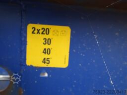 Krone 3 axle container chassis extendable trailer