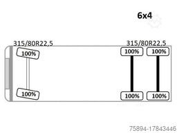 VOLVO FM 410 * HIAB 166 E-4 HIDUO /FUNK *6x4