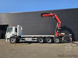 DAF CF 530 8x4 / RETARDER / FASSI F545 CRANE / KRAN...