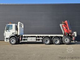 DAF CF 530 8x4 / RETARDER / FASSI F545 CRANE / KRAN...