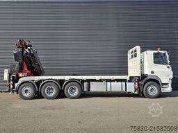 DAF CF 530 8x4 / RETARDER / FASSI F545 CRANE / KRAN...
