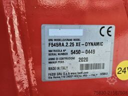 DAF CF 530 8x4 / RETARDER / FASSI F545 CRANE / KRAN...