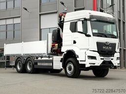 MAN TGS 33.520 6x6 BL Pritsche Kran Fassi F235A.2.24